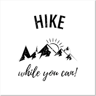 Mountains Hiking Posters and Art